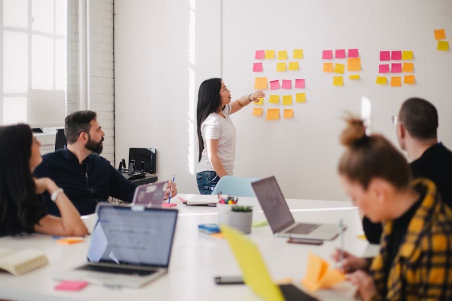 Team collaborating on a clear mission to grow UK businesses through digital experiences