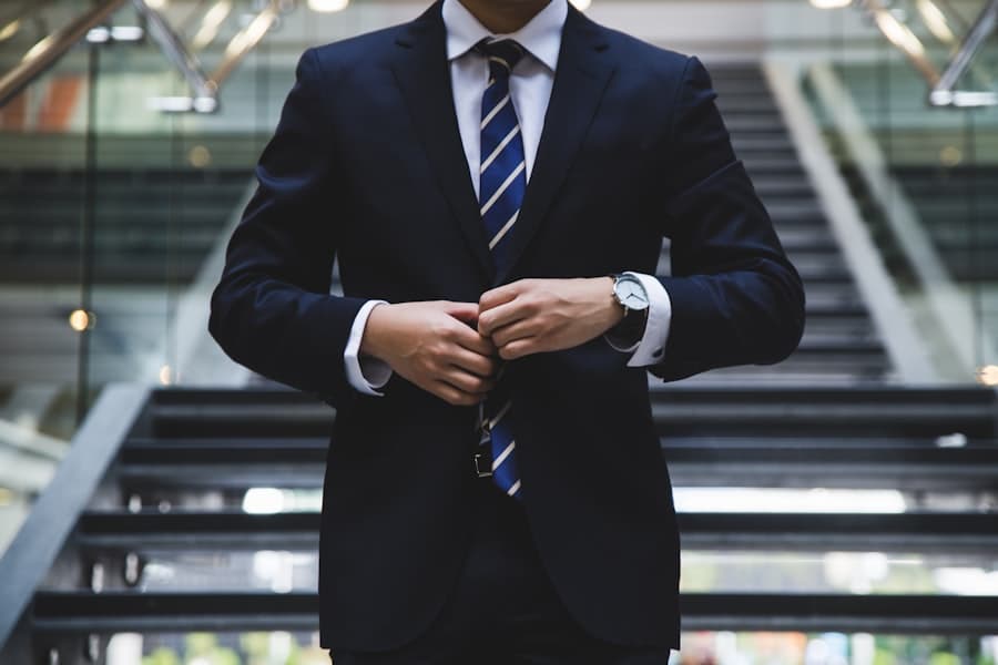 Professional looking ahead with vision for becoming a trusted UK digital partner